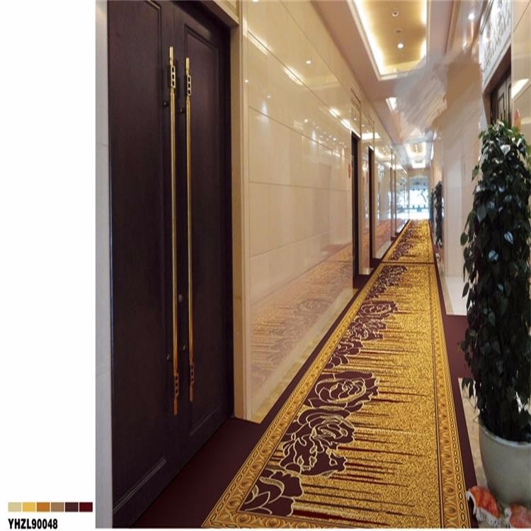 Elegant grey white flower nylon corridor carpet ,Axminster passage carpet