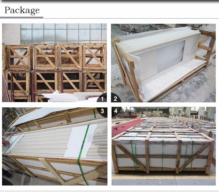 Kitchen Remodelling Solid Stone Countertops 124 MPA Compressive Strength