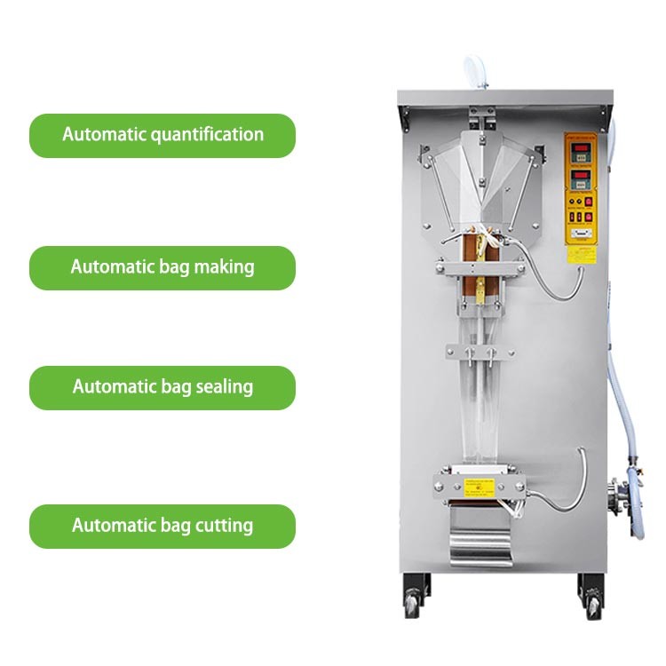 Bag Water Liquid Sachet Packing Filling And Sealing Machine SS316L 1300bph