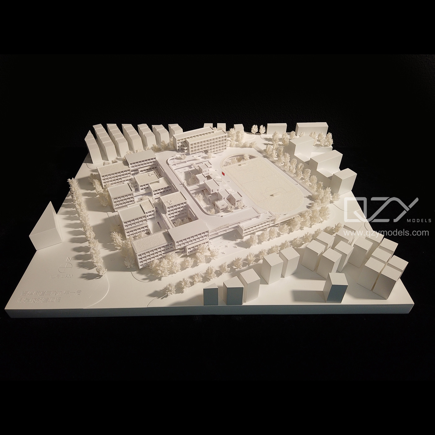 HUAYI 1:500 Architectural Section Model Real Estate Scale Model Jihua School