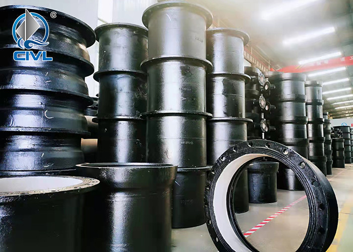DN1000 Ductile Iron fittings Pan Insert Short Tube Reducing Full Disc Tee