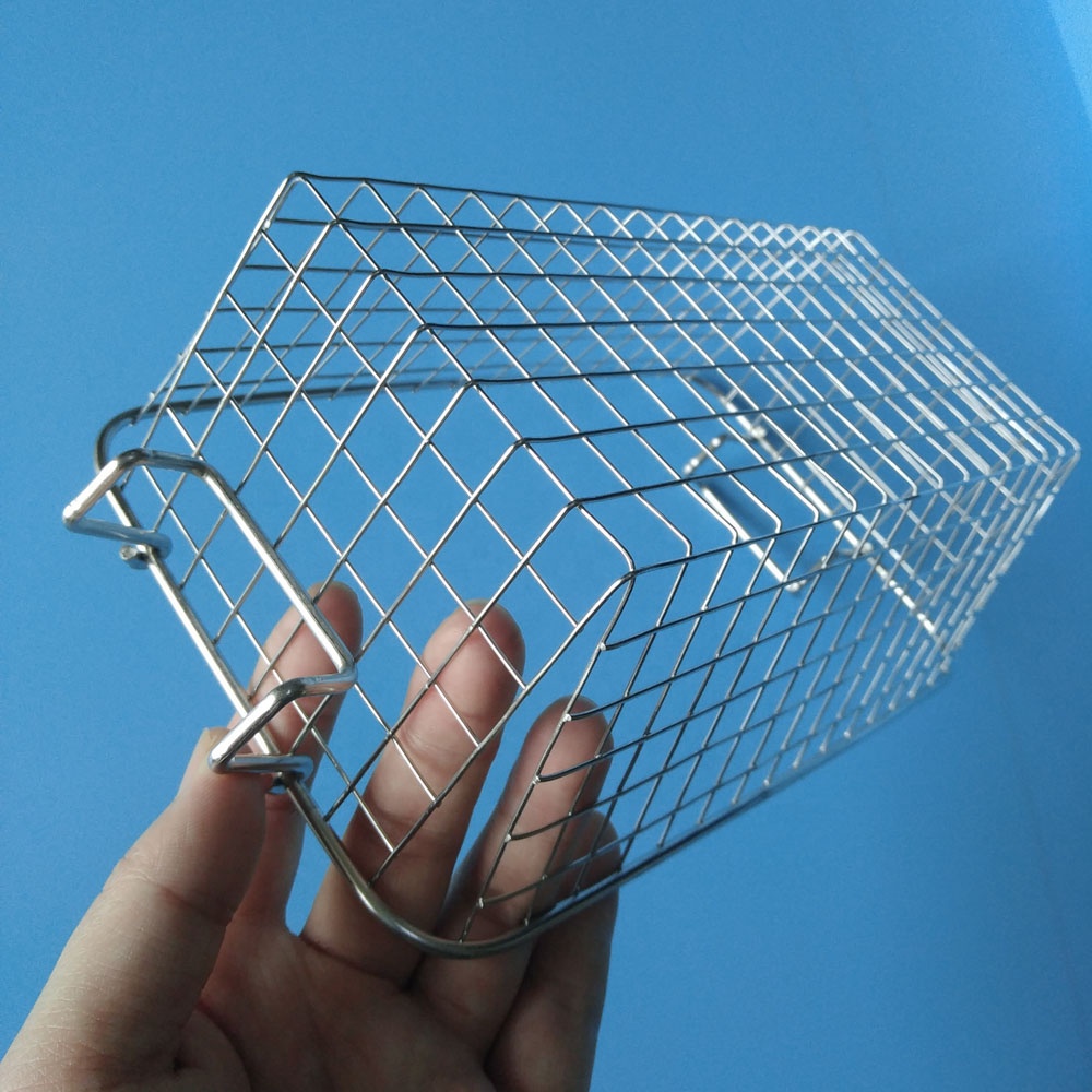 Home Wire Mesh Basket , 304 316L Stainless Steel Fruit Storage Basket