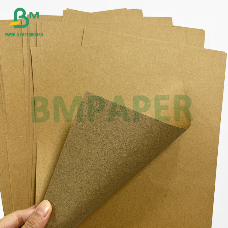 180gsm Printable Recycled Pulp Uncoated Brown Test Liner Paper