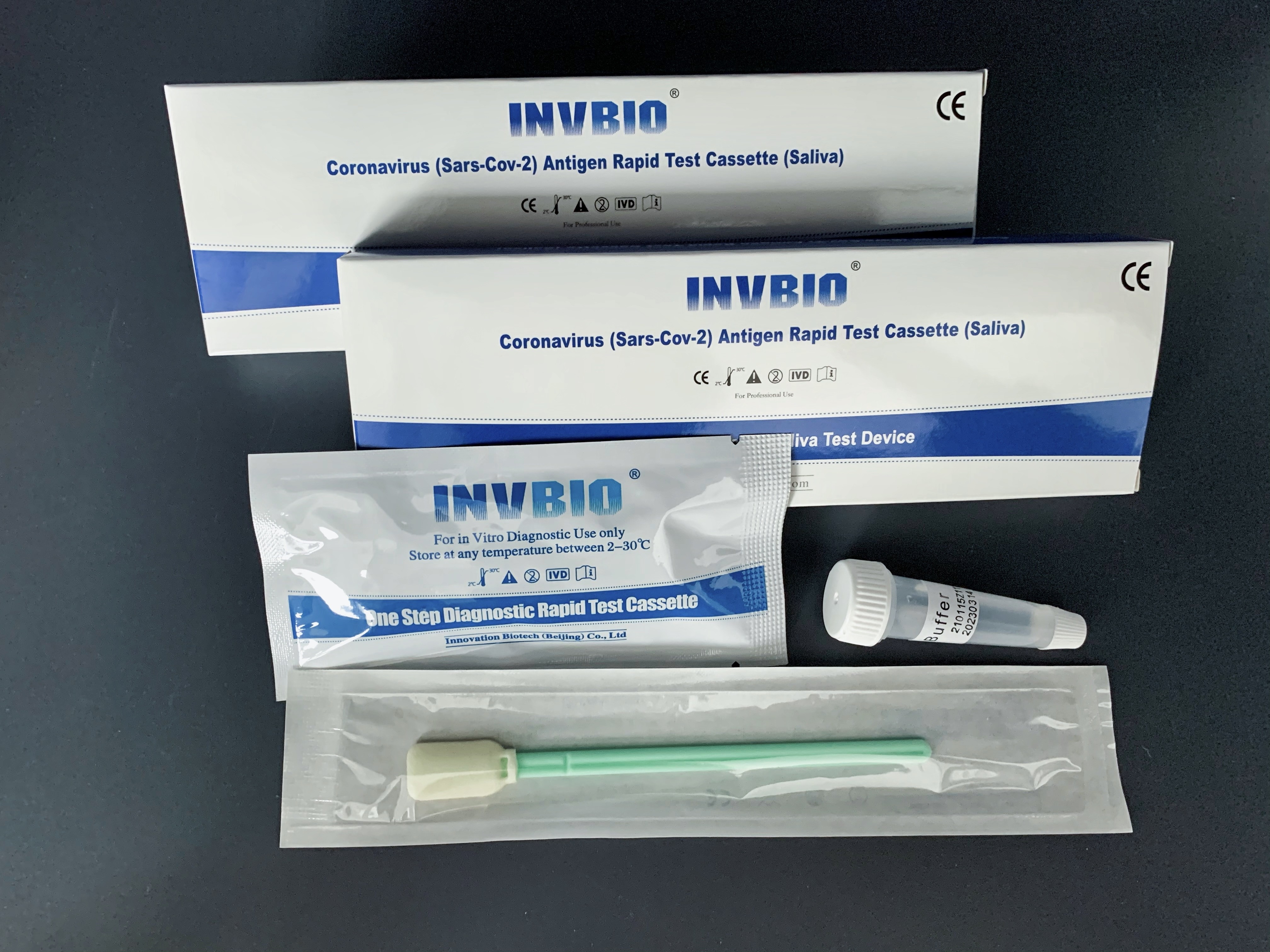 SARS-CoV-2 Coronavirus Antigen Saliva Self Test Kit 25pcs/ Box