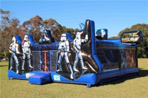 Buy cheap Fire Retardant Star Wars Inflatable Bouncer Jumping Castle With Customized Size product