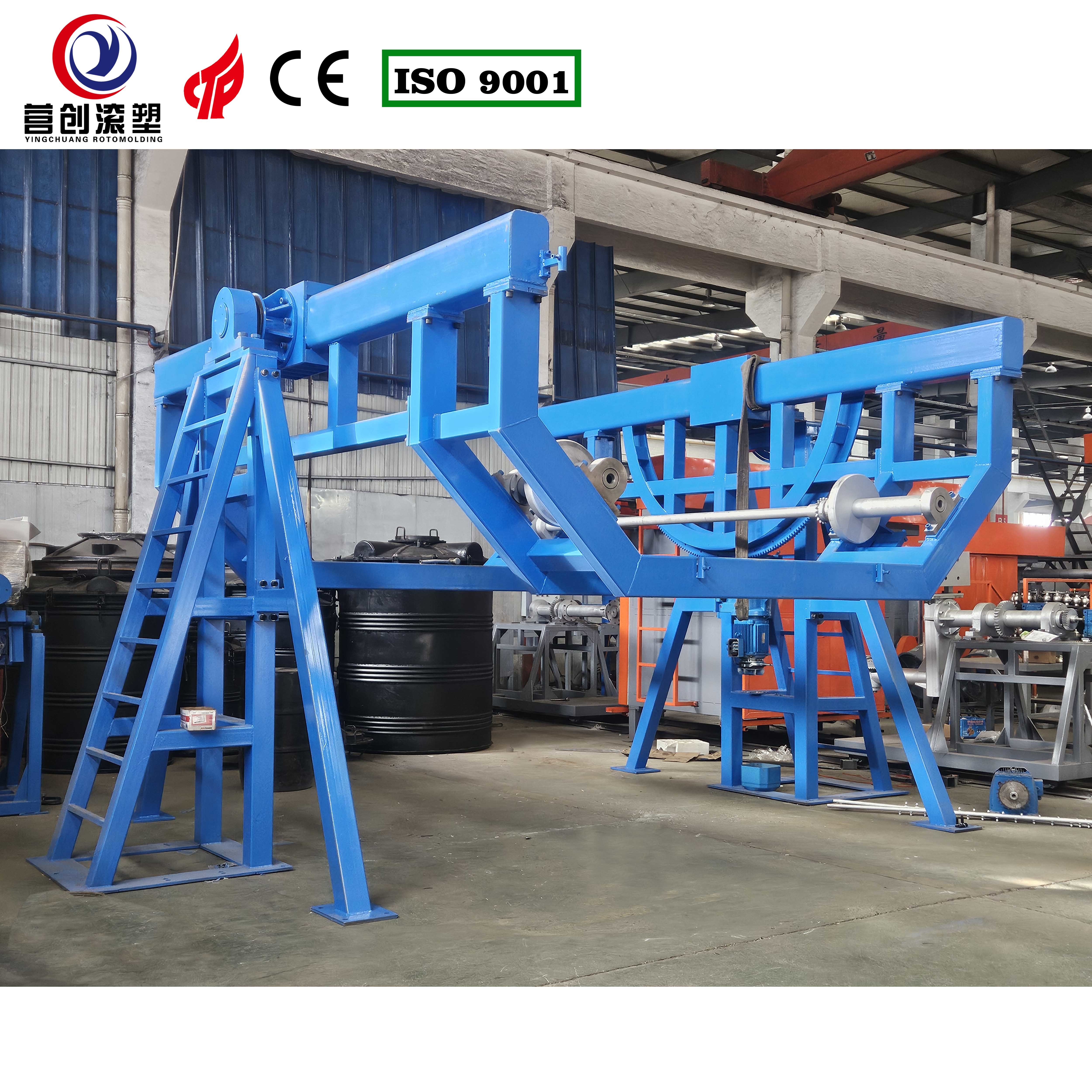Customizable Rock And Roll Rotational Moulding Machine With Delta PLC Control System Get Professional Advisory Service