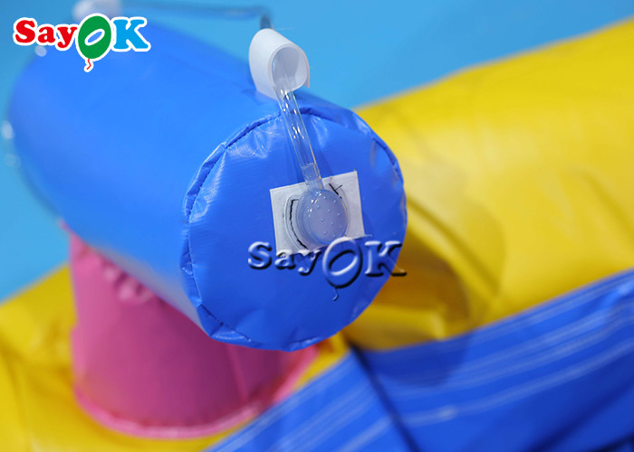 Cartoon Mouse Theme Inflatable Bounce House Water Slide 4.6x4.3x 3.1m