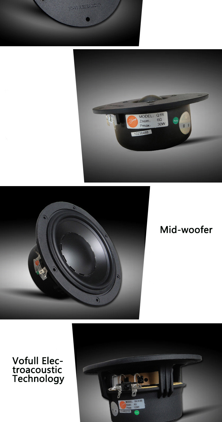 40W Passive Bluetooth Two Way Speaker Wireless Multipurpose