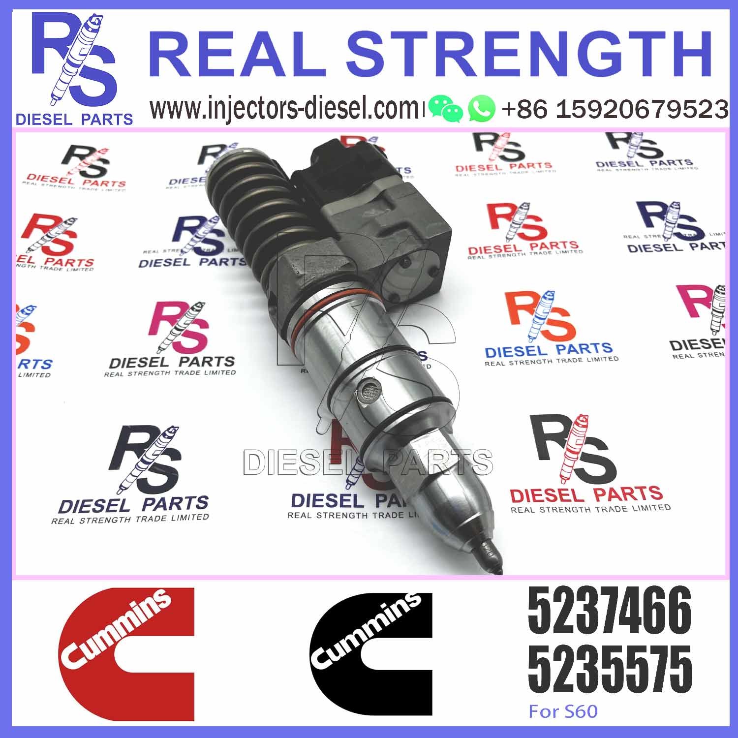 4991752 Detroit Common Rail Diesel Fuel Injector R-5237466 5237466 R-5235575 5235575 5237045