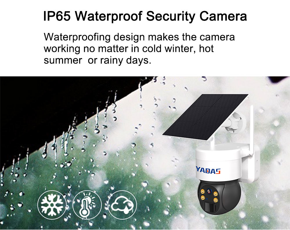 6W Solar Power H.265 3G 4G LTE Outdoor Camera