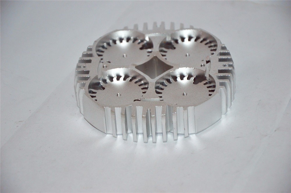 Polished Chrome Aluminum CNC Machining Customized Color For Industry