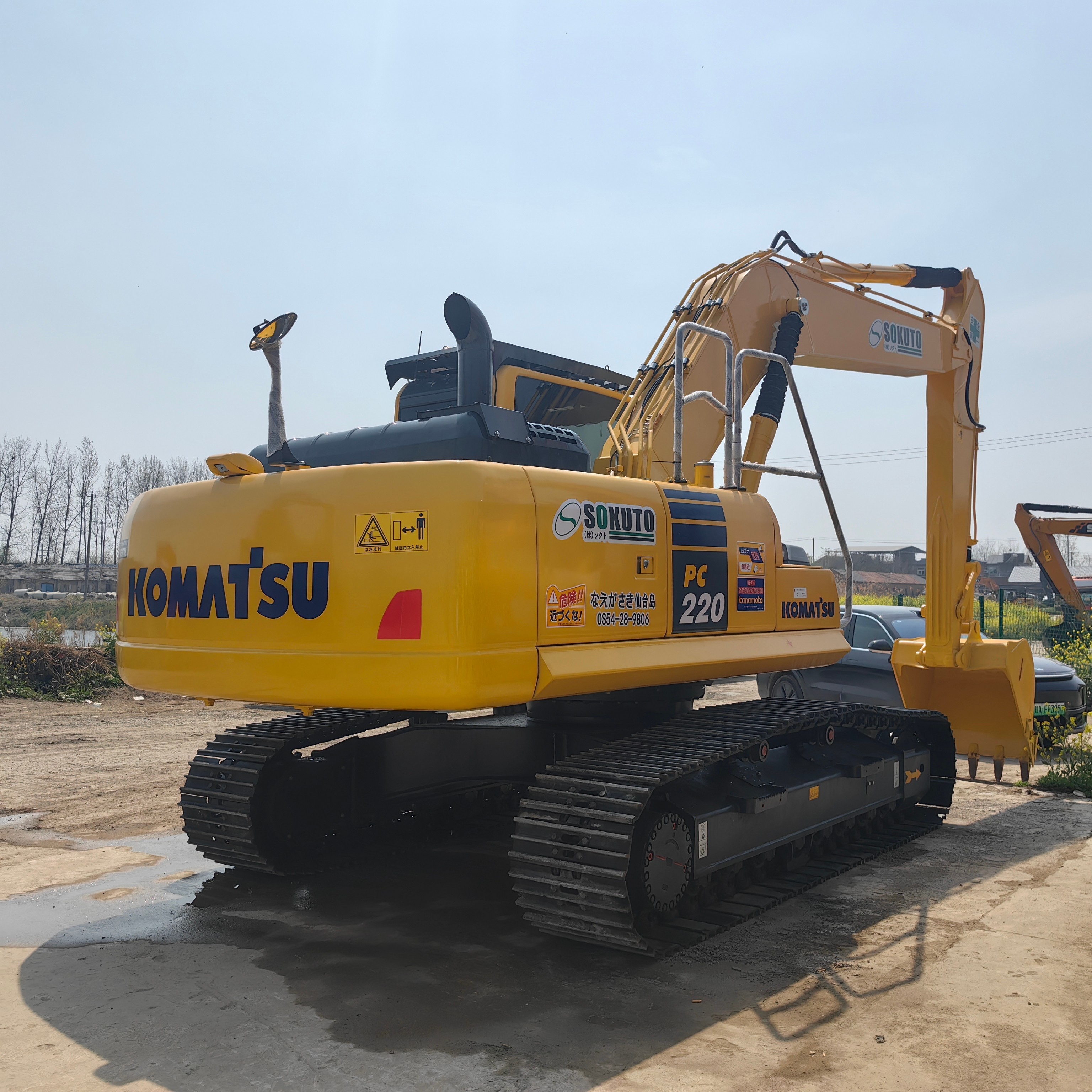 Komatsu Pc220 Used Excavator 22ton Pc220-8 Crawler Backhoe Machine