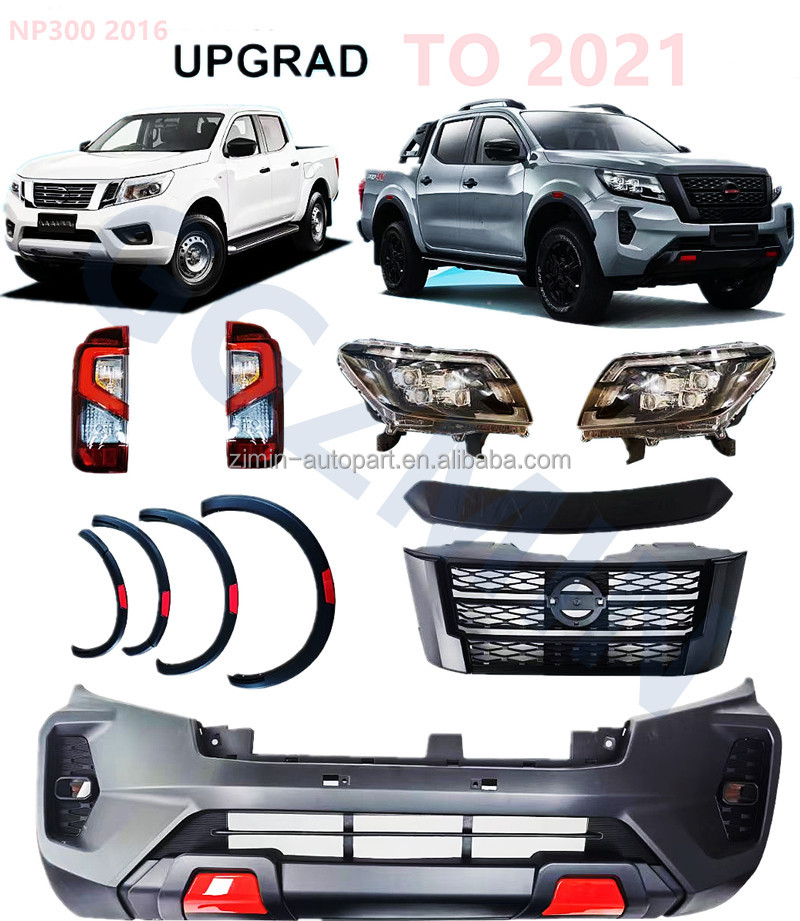 ISO9001 Nissan Frontier Wide Body Kit With Front Bumper For NAVARA NP300