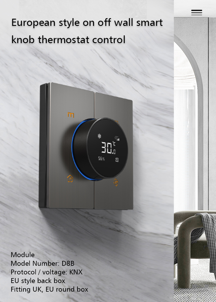 KNX Home Smart Thermostat Digital Air Conditioner Cooling Smart Temperature Controller
