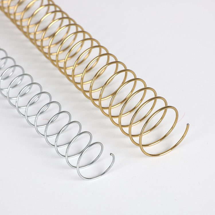 A4 A5 Notebook Coil Ring Binder , 1/2'' Aluminium Spiral Spine Binding