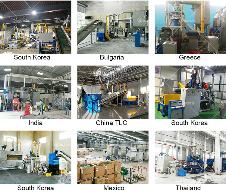 Scrap Electronic Waste PCB Recycling Machine / E-Waste Treatment Plant