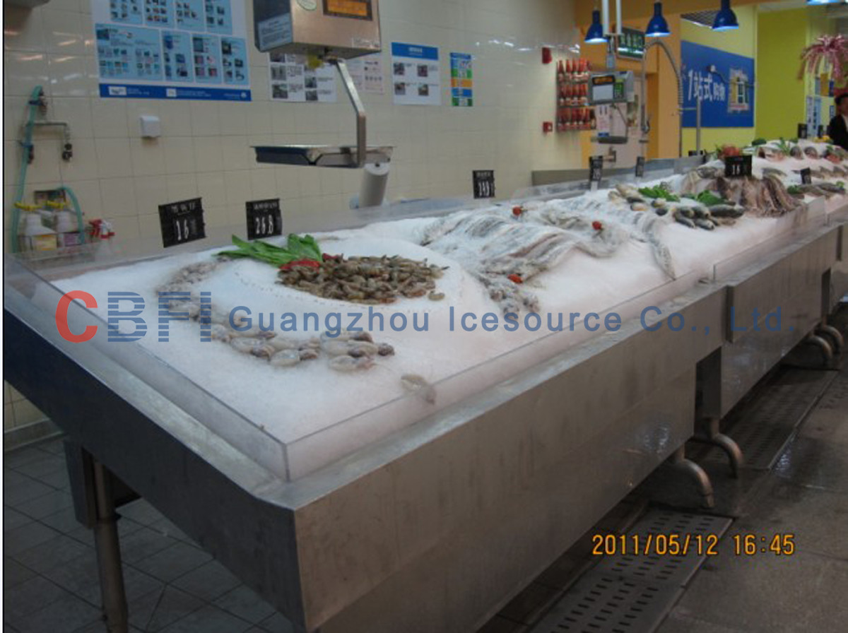 Fast Industrial 1 Ton Flake Ice Making Machine For Fish Fresh Keeping