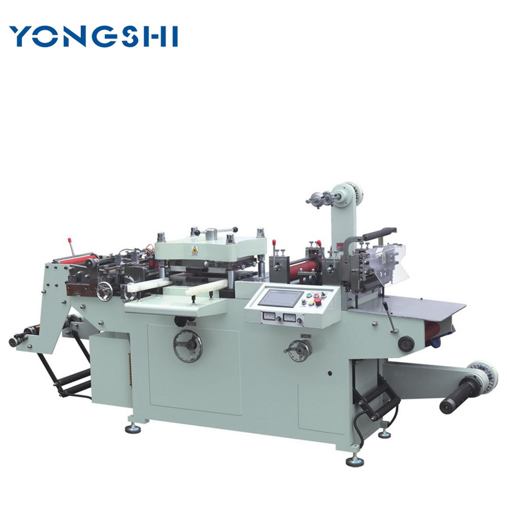 PLC Automatic Label Die Cutting Machine 2.2kw Die Cut Printing Machine