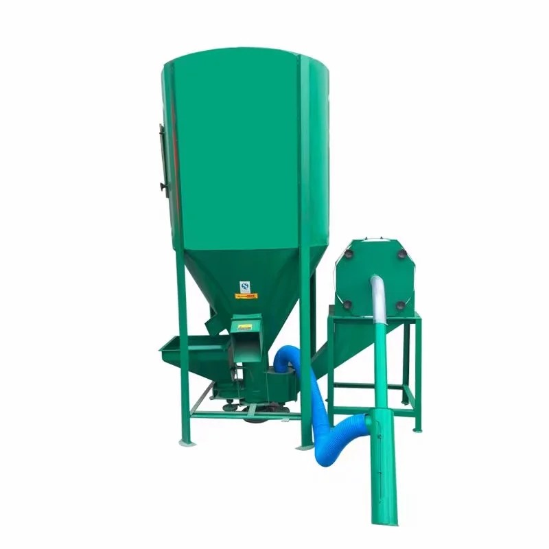 Vertical Feed Mixer Machine Poultry Mixer Grinder Feed Machine For Farm