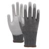 Buy cheap Construction PU Coating Gloves Wear Resistant Grey Polyester Liner Gloves from wholesalers