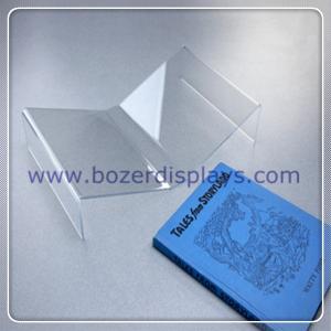 China Clear Plastic Book Cradle/Acrylic Book Holder on sale