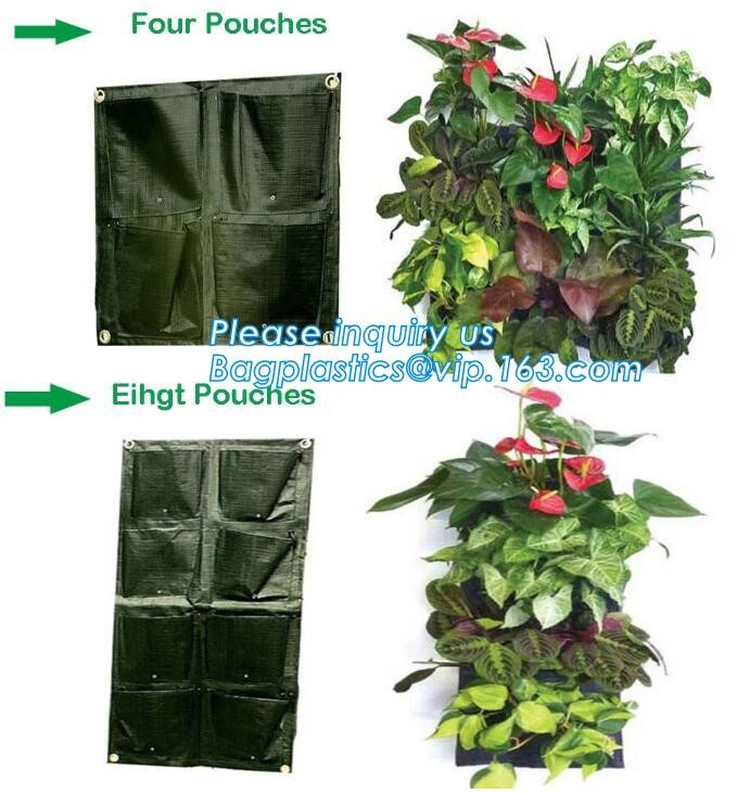 Nine pockets cheap vegetable grow planter bag,china manufacture riptop waterproof nursery bag,planting potato grow bag