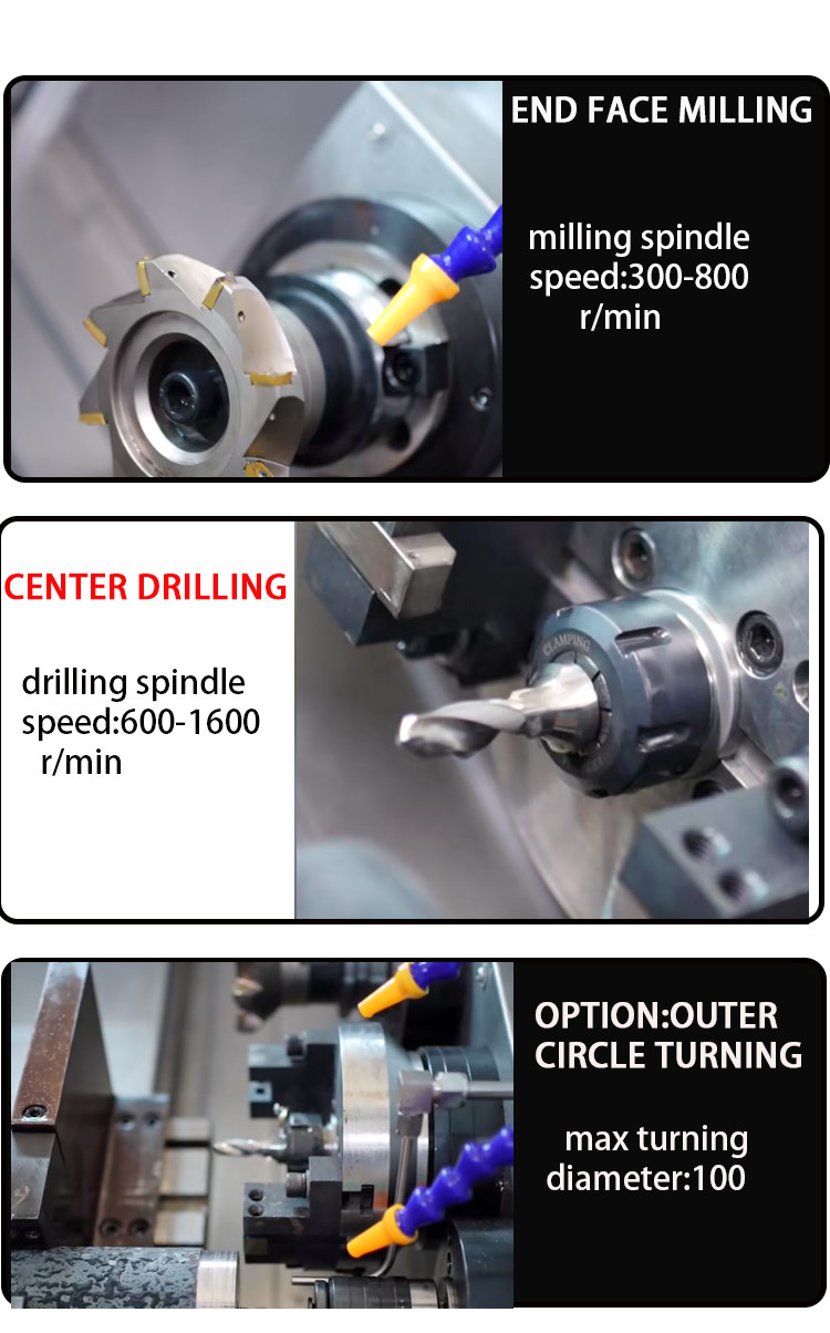 High Capacity Dual Spindle Double Head Machine For Concurrent Milling & Drilling
