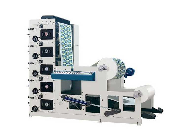 Automatic Flexographic Printers Plastic Manufacturing Machine Flexo Printing 4 Color