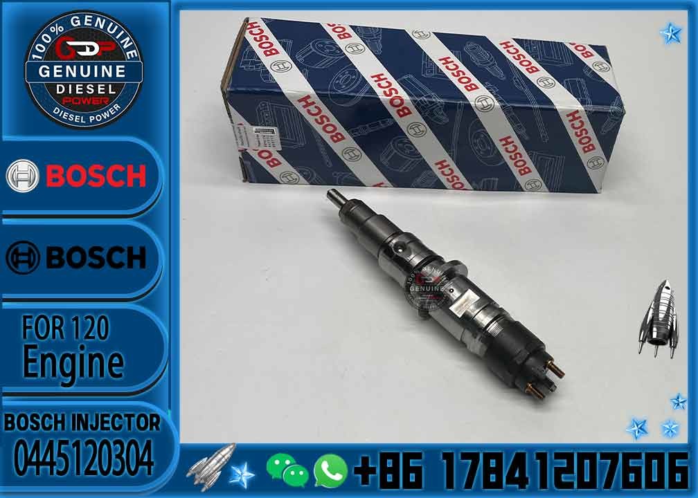 Boschs injectors 0445120304 diesel common rail fuel injector 5272937 for cummins ISC/ISLE/ISL9
