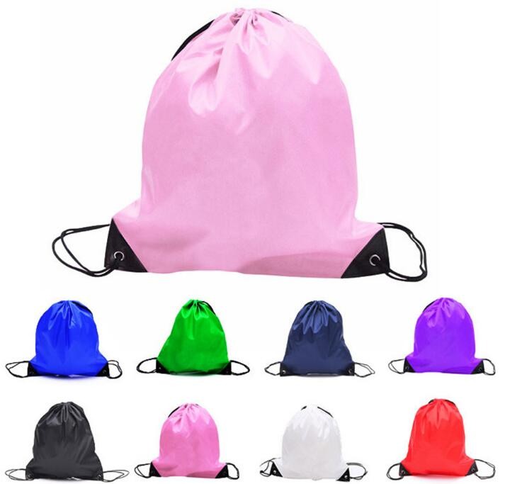 Outdoor Use 210D Sample Shoe Polyester Drawstring Bag,fashionable pattern printing polyester foldable shopping bag PACK