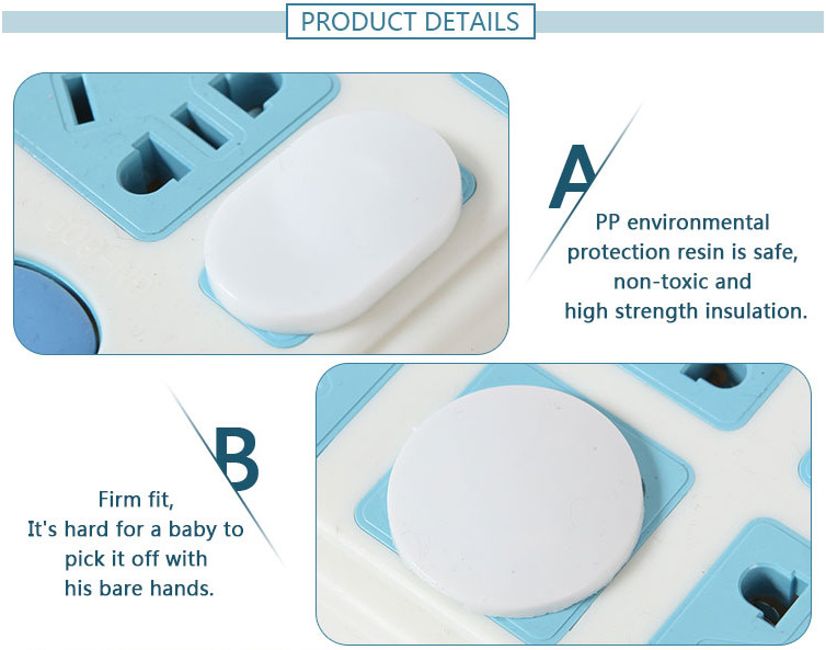 PP Child Safety Outlet Plugs ，Child Safety Socket Covers BY18CZBHG11