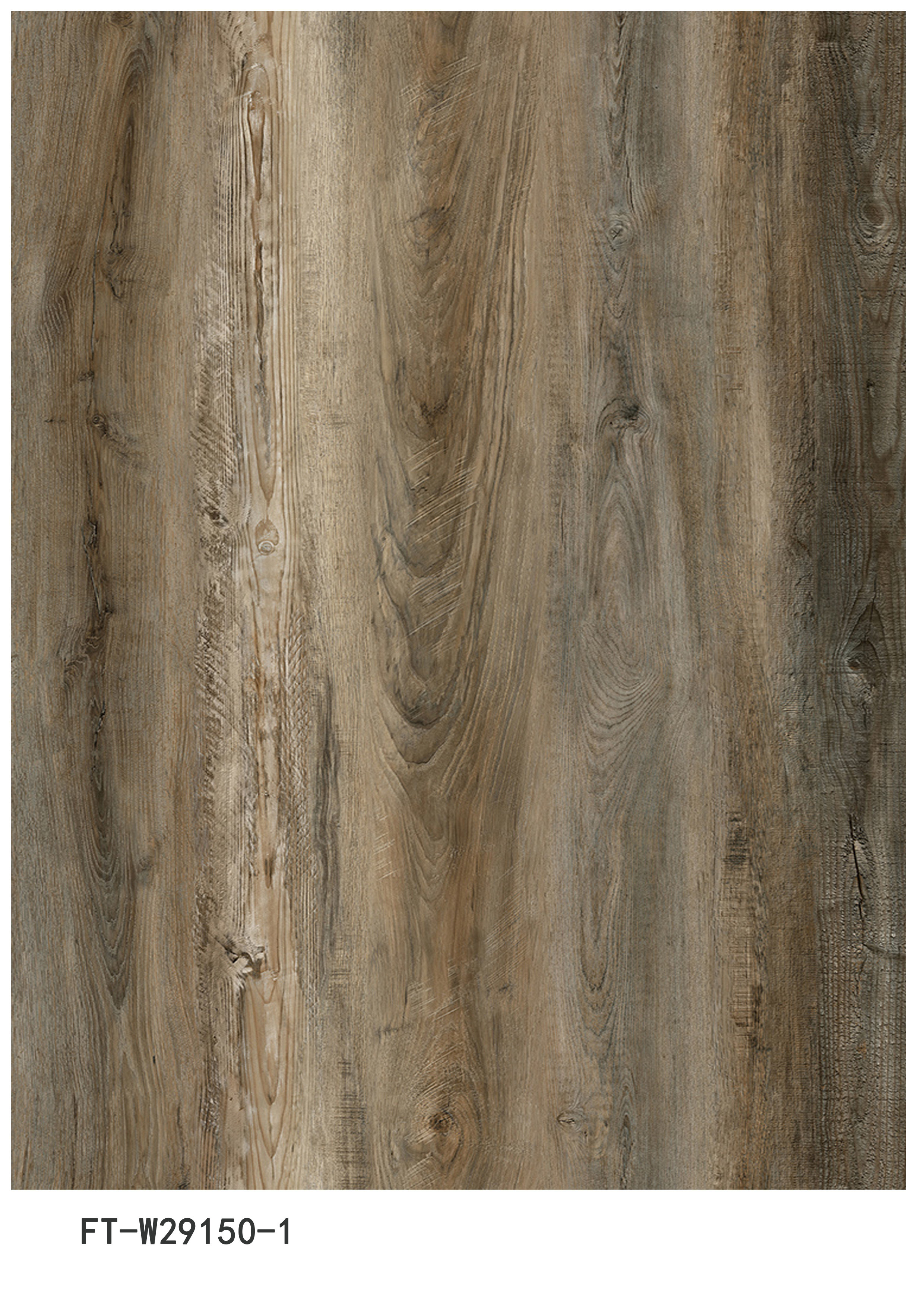 Scratch Resistant 4mm Herringbone SPC 6mm Waterproof Flame Retardant Non Skid GKBM FT-W29150-1