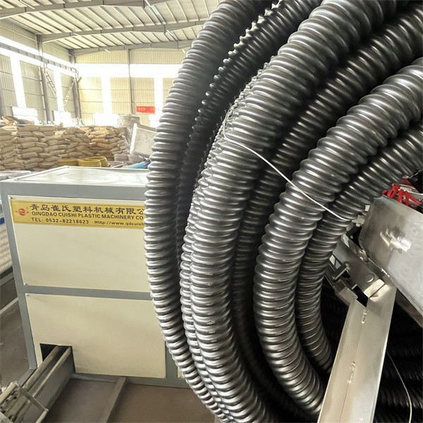 Prestressed Corrugated Duct Making Machine 60kg/H-80kg/H Corrugated Pipe Extruder Machine