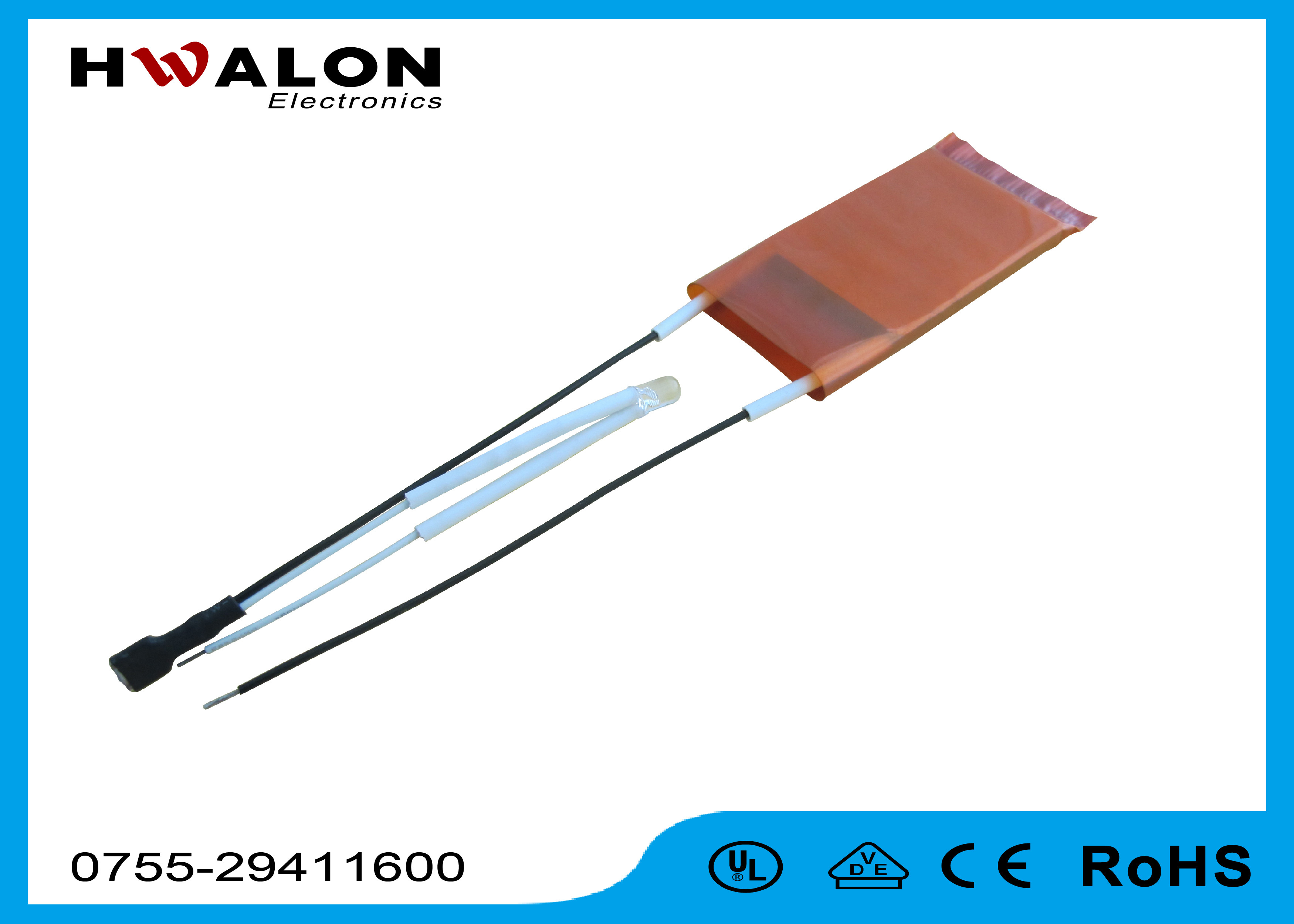 Good Performance Insulator PTC Heating Element 1 - 5000ohms Ceramic Heating Element