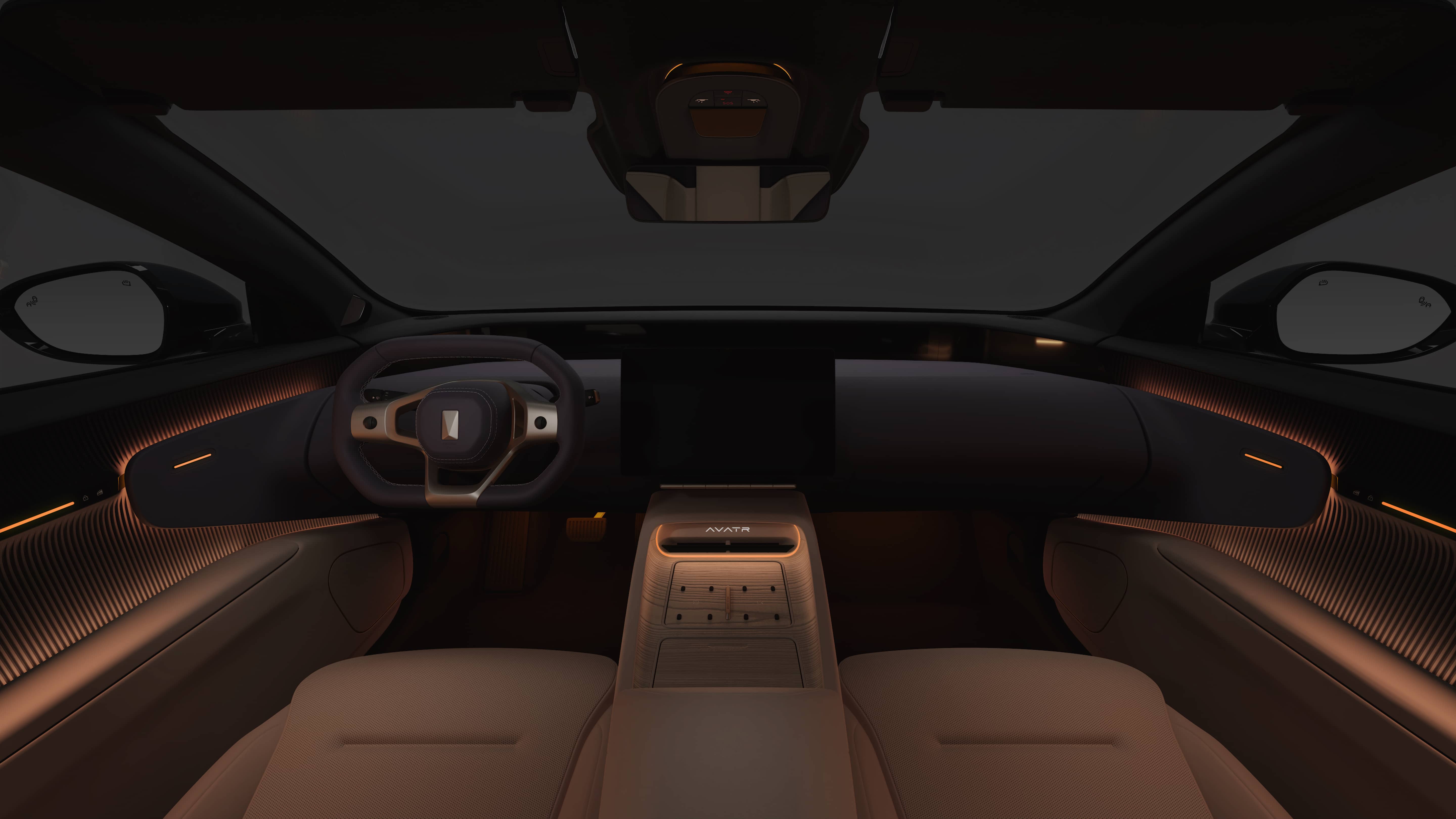 Changan Avatr 12 Energy Vehicles Dual Motor Electric Gearbox 5 Seater EV Sedan Long Range 2024 Edition