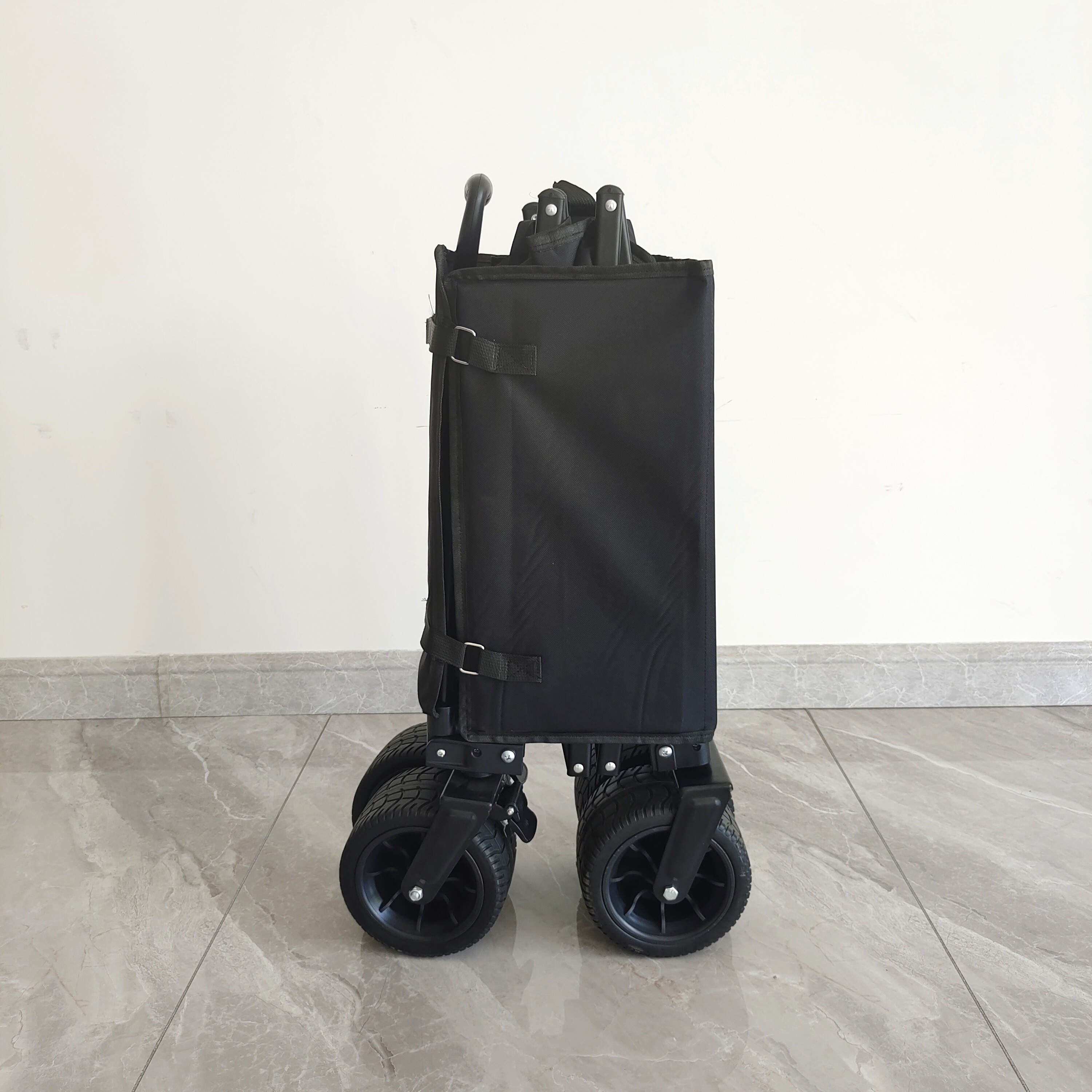 Adjustable Handle Multi Purpose Wide Wheels Welding Beach Cart Collapsible Wagon