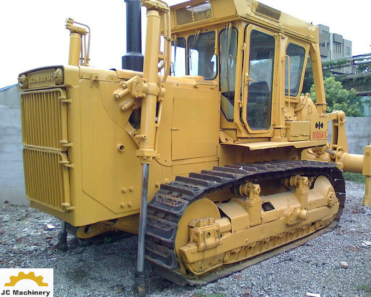 D155A-1 Old Komatsu Dozer Bulldozer / Komatsu High Track Dozer With Three Shank Ripper