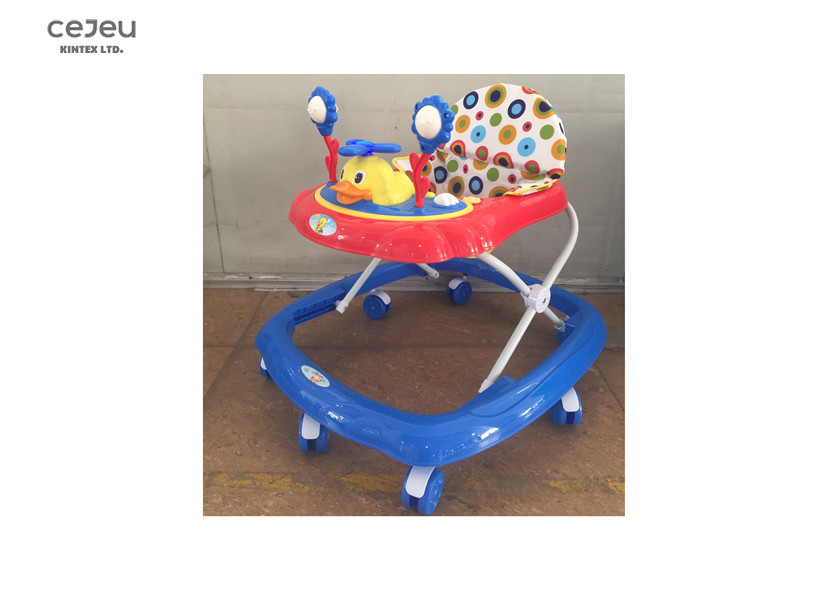 Lovely Duck 4 Adjustable Height Baby Fold Away Walker 67*59*44CM