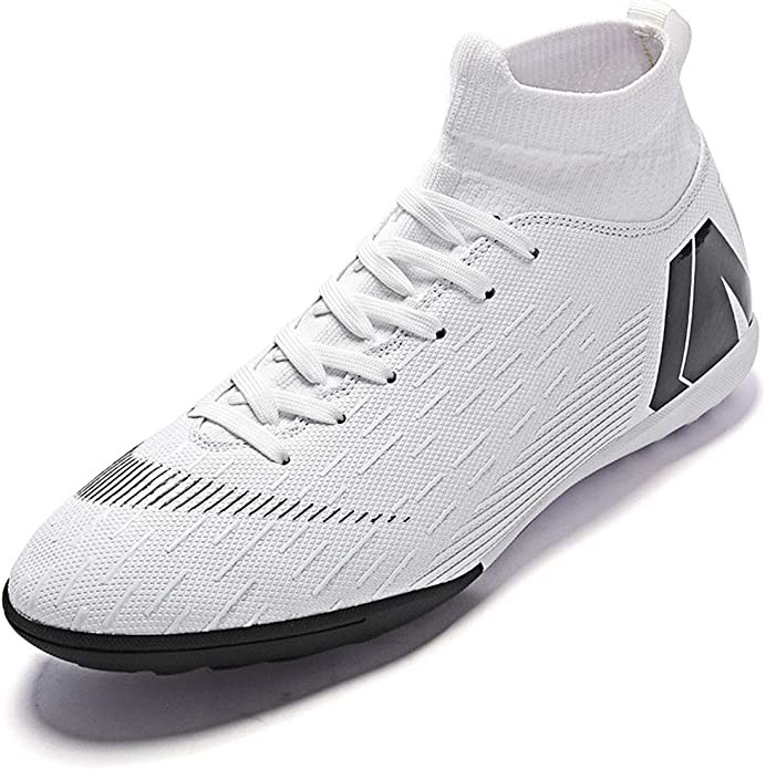 35-45 Rubber Turf Indoor Soccer Shoes High Top Ankle Boots TF Ag