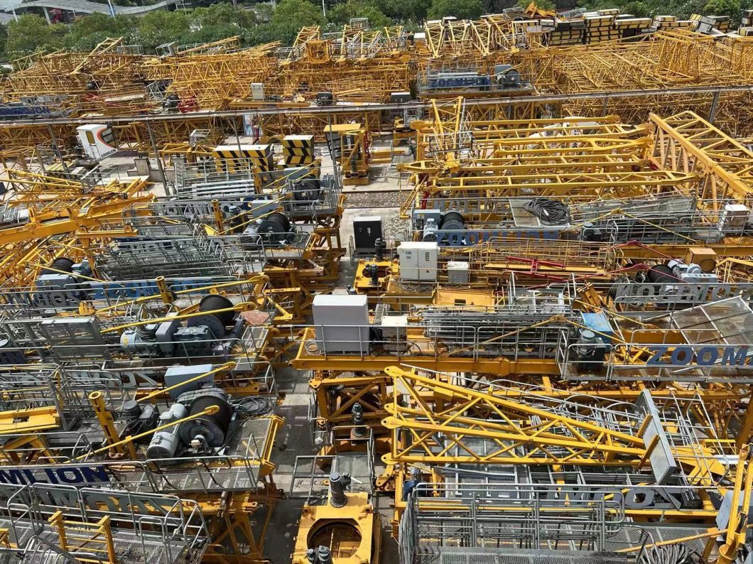 Year of 2013 Used Zoomlion Tower Crane 7052-25 with 25t Max Load