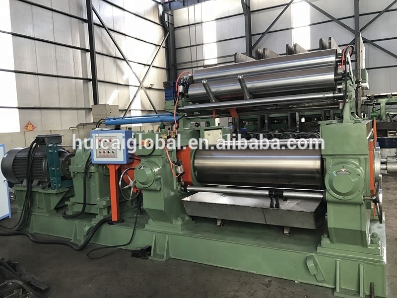 4400x1850x1760mm Open Mixing Mill Rubber Two Roll Machine with High Safety Level