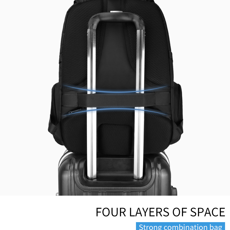 Hot sale men's large capacity waterproof laptop business travel backpack Bag