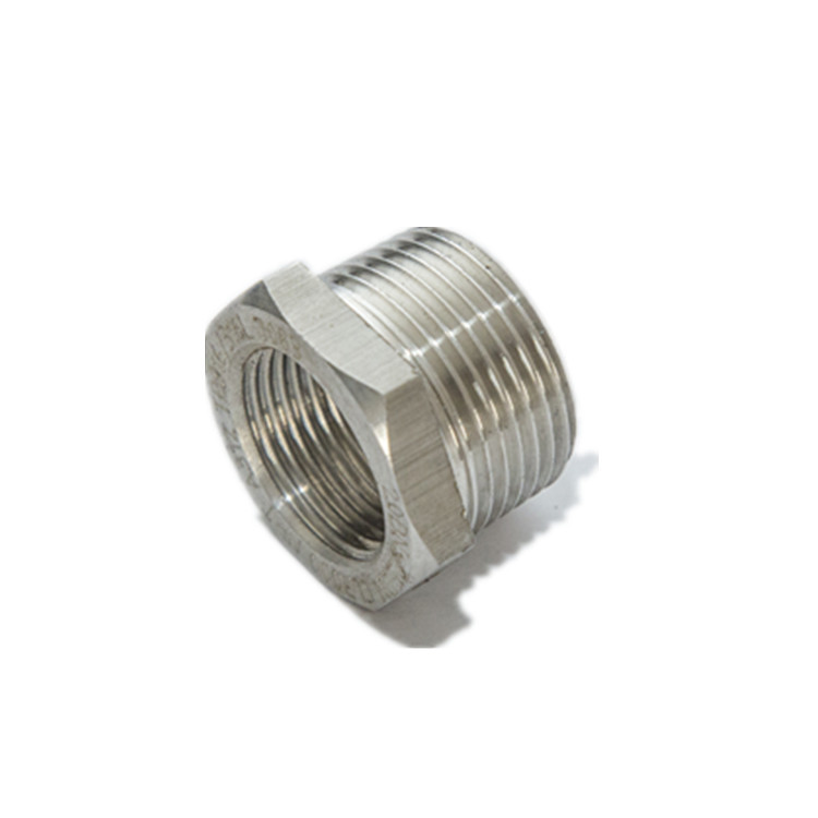 Hot Dip Galvanized Npt Pipe Plugs Forged Hex / Round 316l Threaded Pipe Fitting