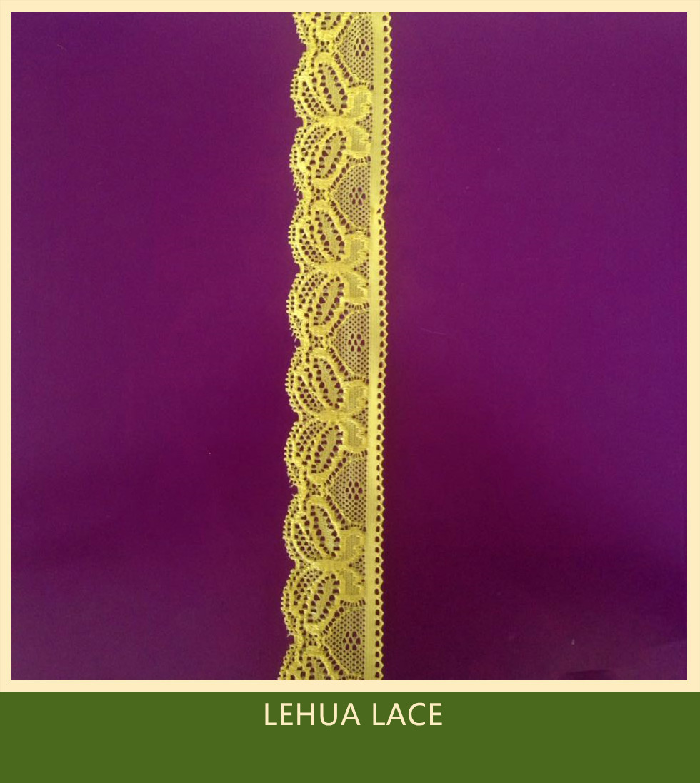Hot Selling and nice quality Nylon Spandex Stretchy Brazil Lace from China