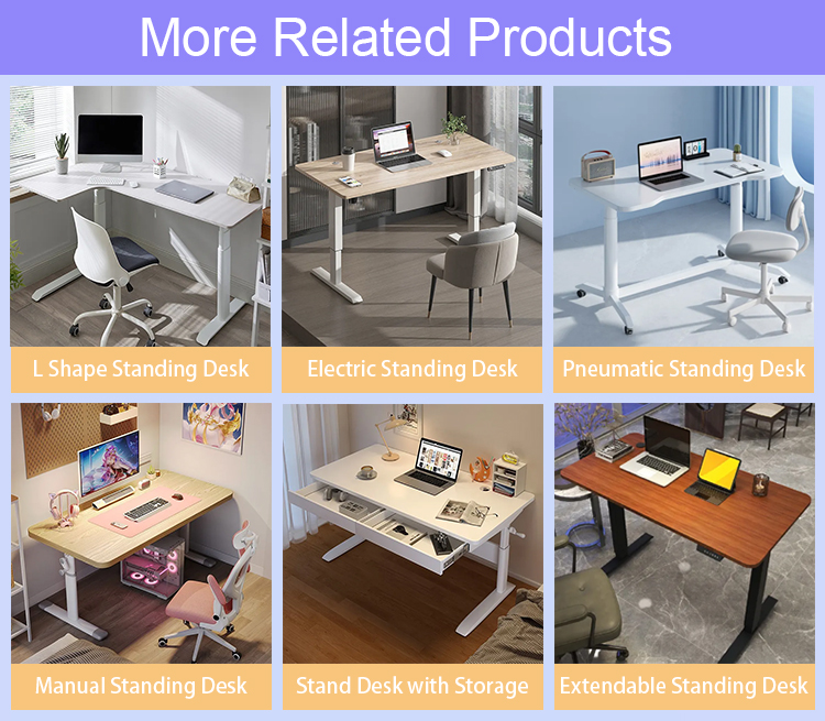 Electric Height Adjustable Desk for Office Furniture Small Computer Stand Study Table