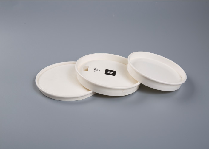 Single Layer PLC Control Automatic Paper Lid Cover Making Machine For Hot Cold Coffee Drinks