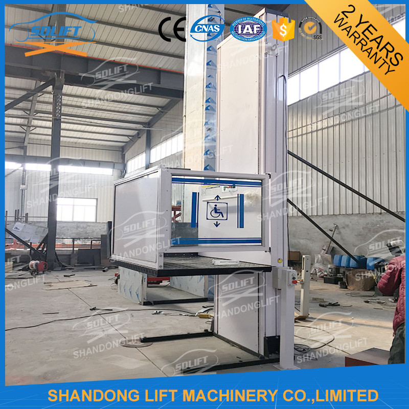 3 M Hydraulic Wheelchair Platform Lift Home Elevator Lift With CE Authentication