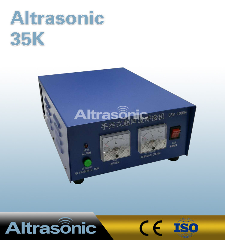 Ultrasonic Spot Welding 35Khz 800W For PCB Parts Gun Type Handheld With Titanium Horn
