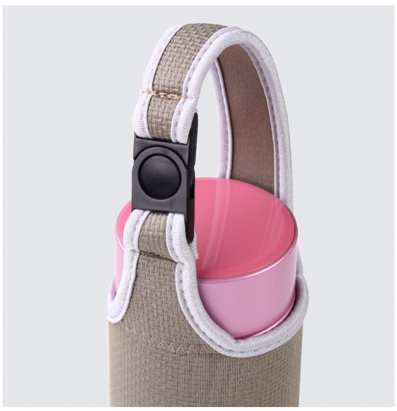 Custom Logo Pure Color Insulated Neoprene Water Bottle Sleeve