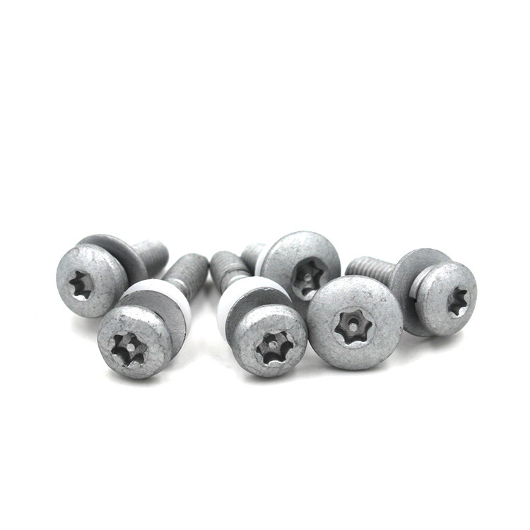 Metric Measurement System Mushroom Round Head Screw with Zinc Plating and Half Thread